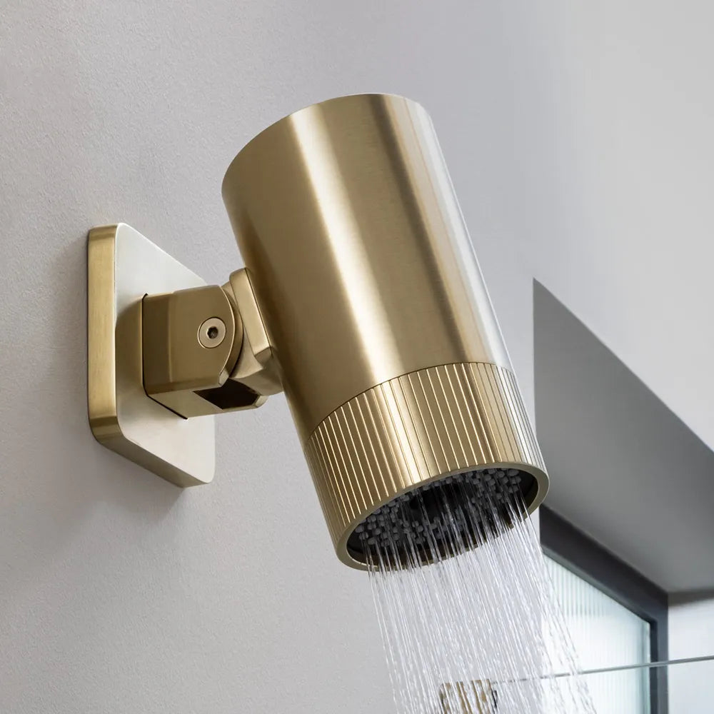 thumbnail interactive-video image 1 of Washly Chrome Complete Shower Faucet Set - Rainfall Head & Hand Spray, Wall Mount 1 of 2