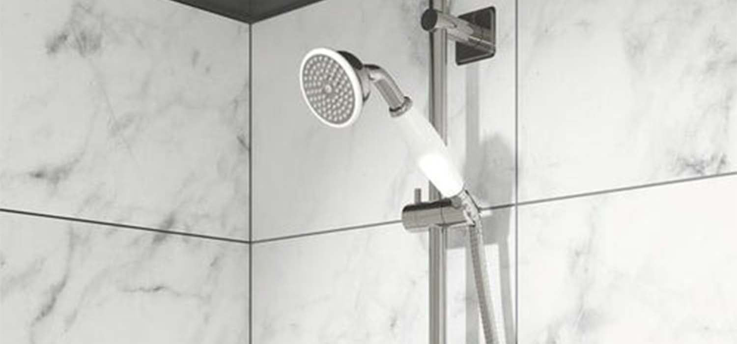 Water saving shower handles