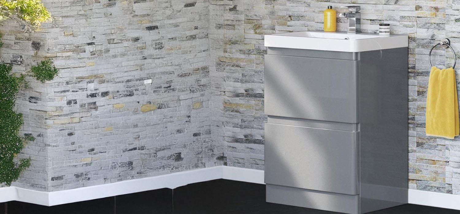 Wall Mounted Bathroom Cabinet - Anthracite 