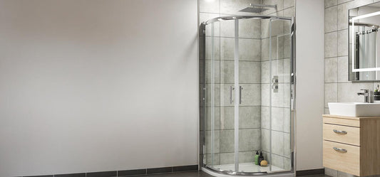 Gold Framed Shower Enclosure