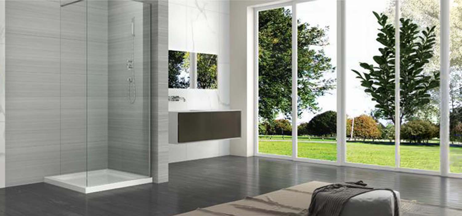 Gold Frame Shower Enclosures