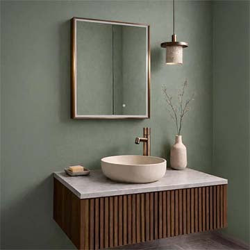 Bathroom Cabinet with Mirror