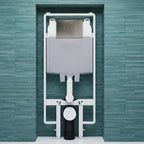1200mm Slim Pre-Wall Freestanding W.C Frame with Cistern, Brackets, Bend and Stainless Steel Flush Plate