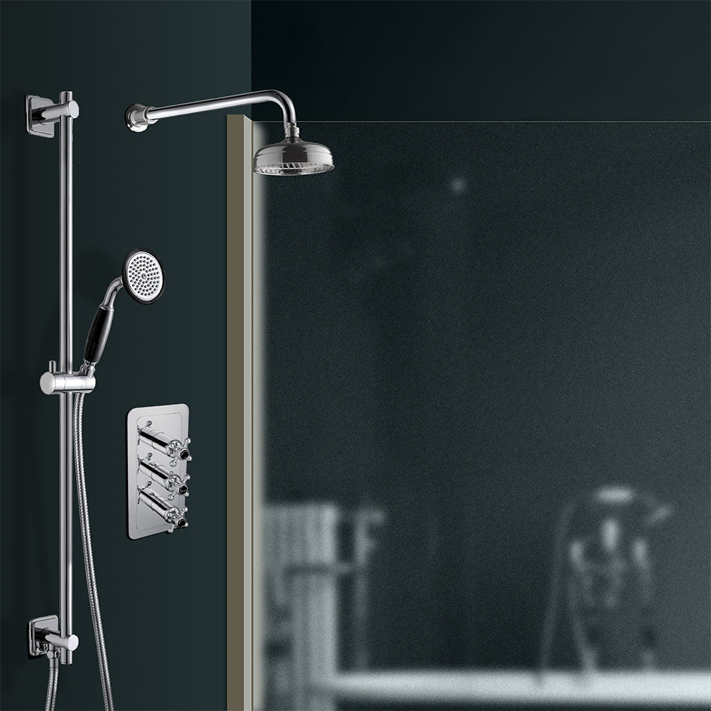 2-Outlet Thermostatic Concealed Shower Valve
