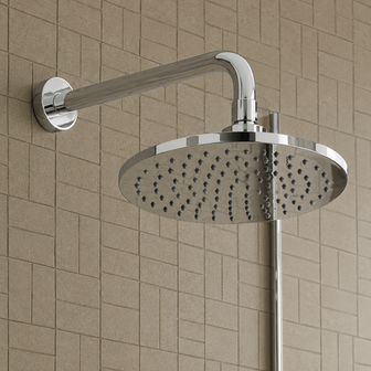 200mm Round Shower Head with Rain Spray  Main image