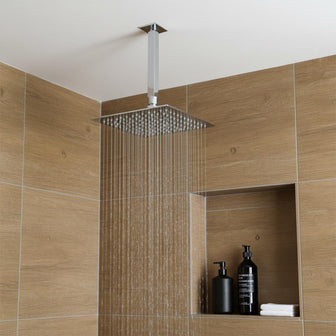 200mm Square Shower Arm - Chrome Main image