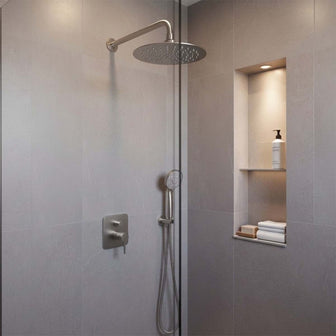 200mm overhead shower head stainless steel  Main image