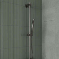black shower slider rail kit 