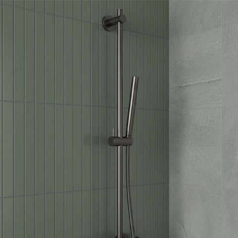 black shower slider rail kit 