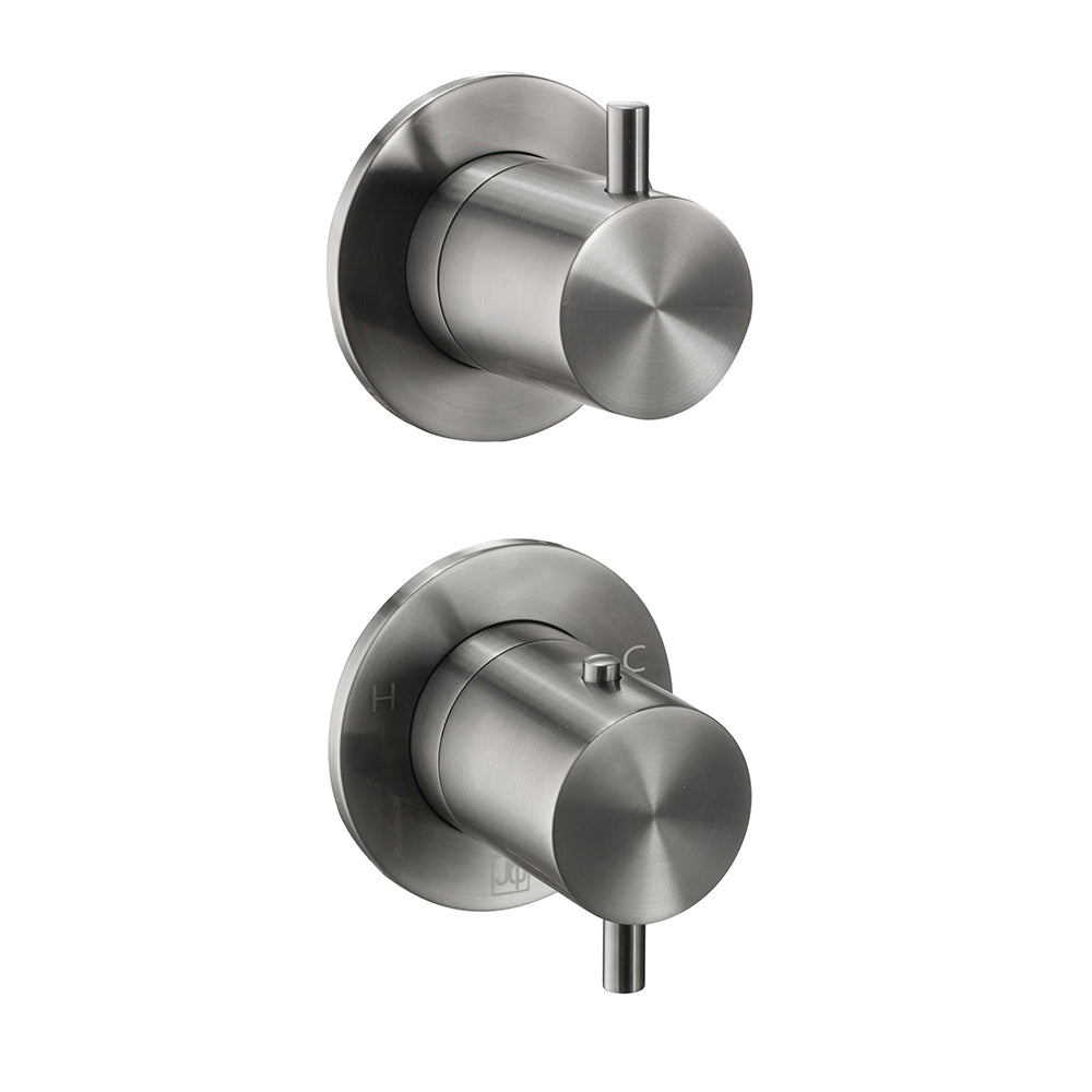 Modular Thermostatic Concealed 2 Outlet Shower Valve - Precision and Elegance Main image