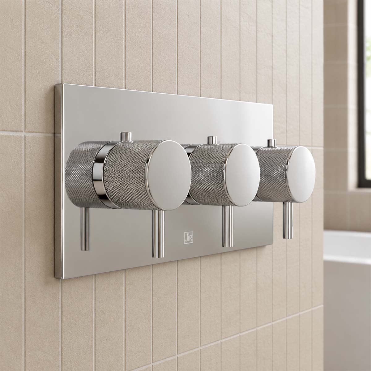 2 Outlets Thermostatic Concealed Shower Valve - Horizontal