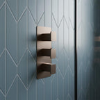 2 Outlets concealed shower valve - bronze 