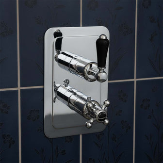 2 way concealed thermostatic shower mixer valve Main image