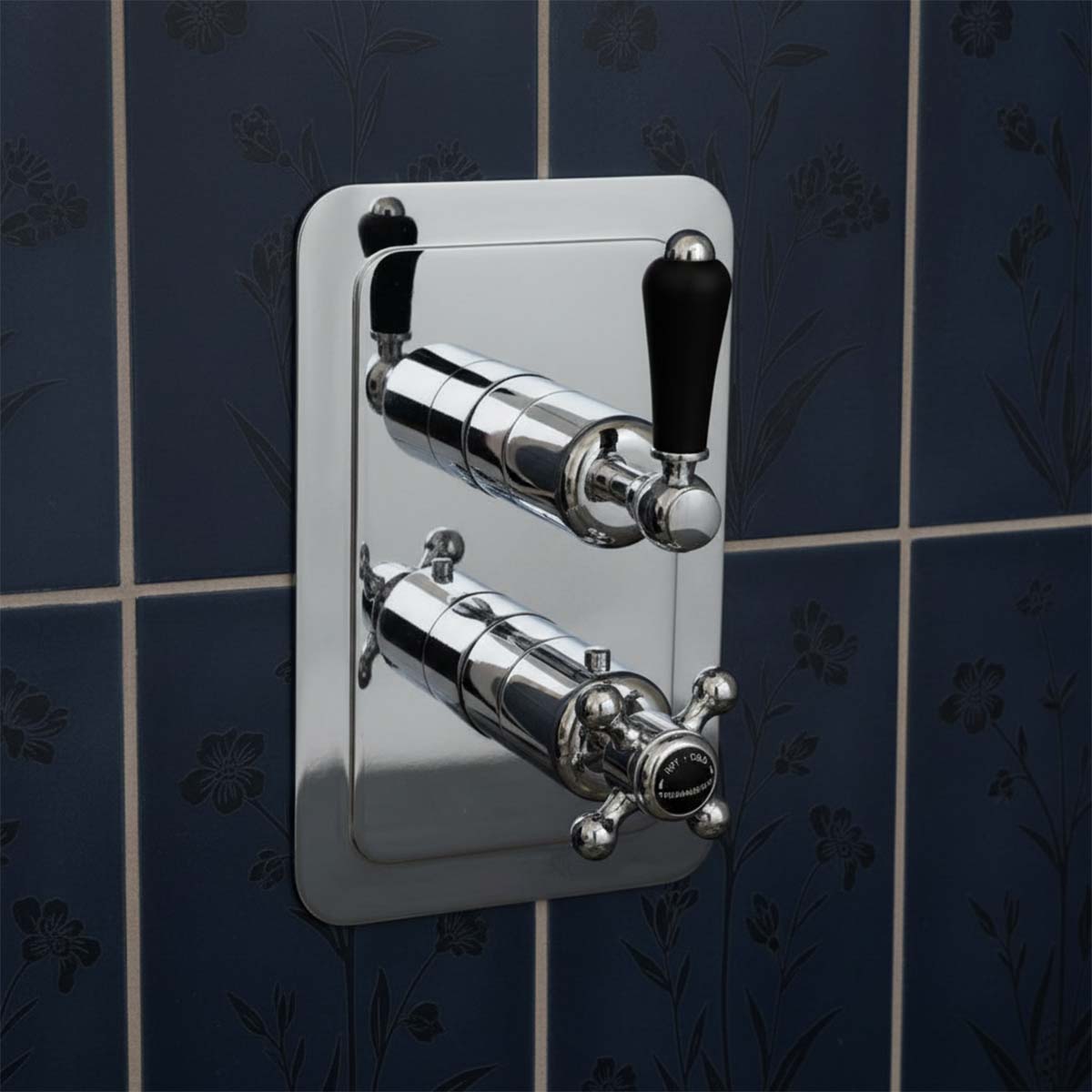 2 way concealed thermostatic shower mixer valve