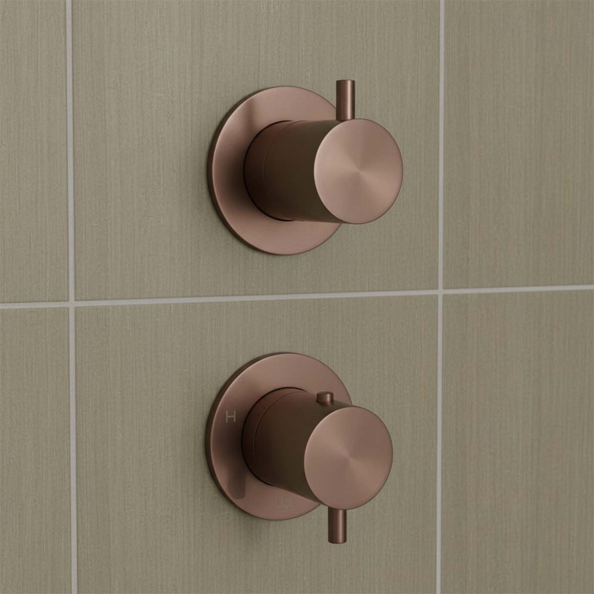 2 way concealed thermostatic shower valve 