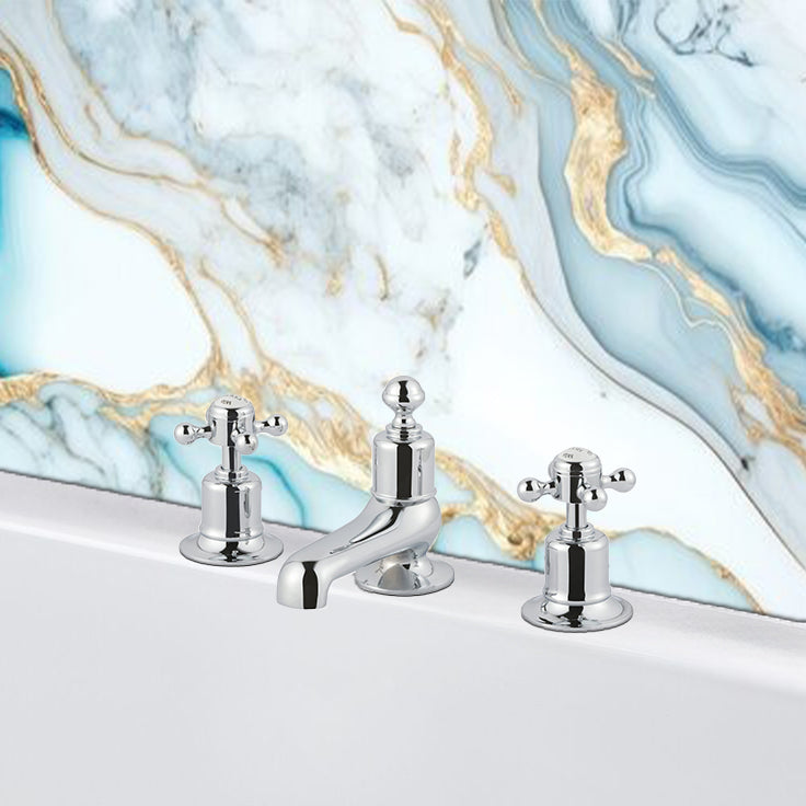 3 hole bath filler tap traditional 