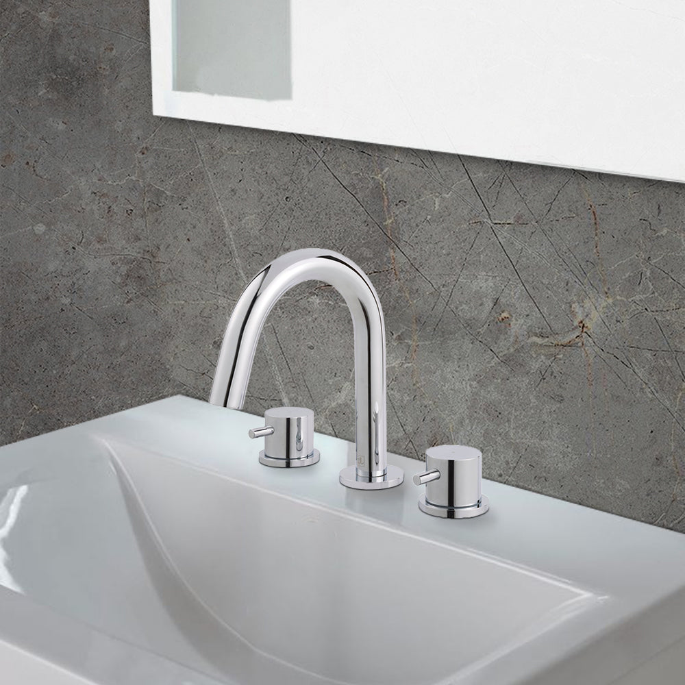 3-Hole Deck-Mounted Basin Mixer Tap