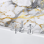 3 hole bath mixer tap