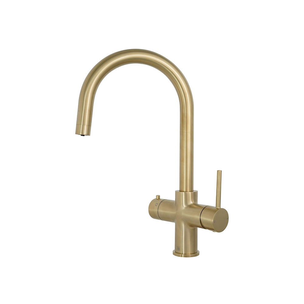 gold instant hot boiling water tap