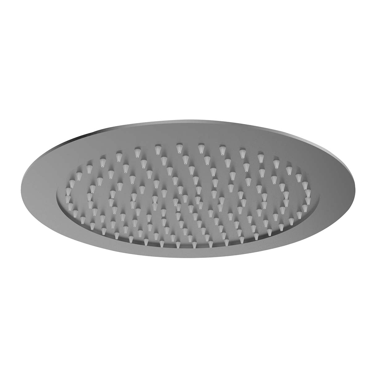 300mm Round Shower Head Ceiling Mounted - Brushed Black