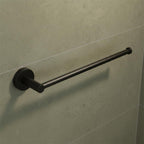 300mm matt black towel holder bar 