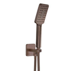 Brushed Bronze Shower Kit with Water Outlet, Hose and Handset