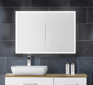 LED Mirror Cabinet with Two Doors