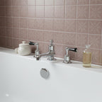 Traditional 3 Hole deck mounted bath filler tap