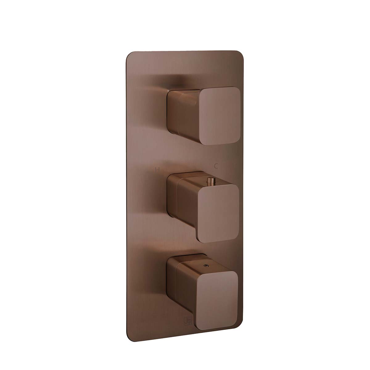 3 Outlet Concealed Thermostatic Shower Valve - Brushed Bronze