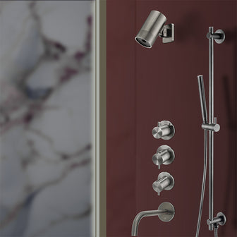 3 Outlet Thermostatic Concealed Shower Valve - Brushed Black Secondary image