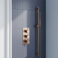 3 outlet concealed shower valve