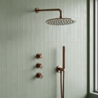3 outlet thermostatic shower valve - bronze