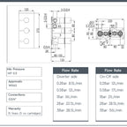 3 outlets concealed shower mixer valve brushed bronze