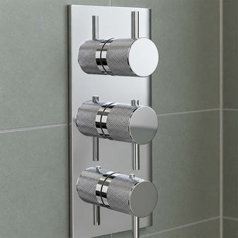 3 outlets concealed shower valve chrome Main image