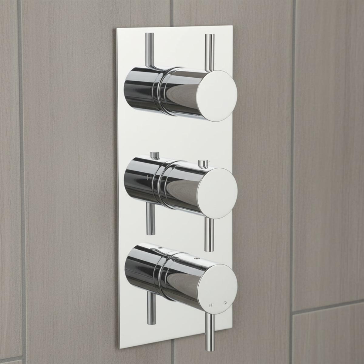 3 outlets concealed shower valve with three handles