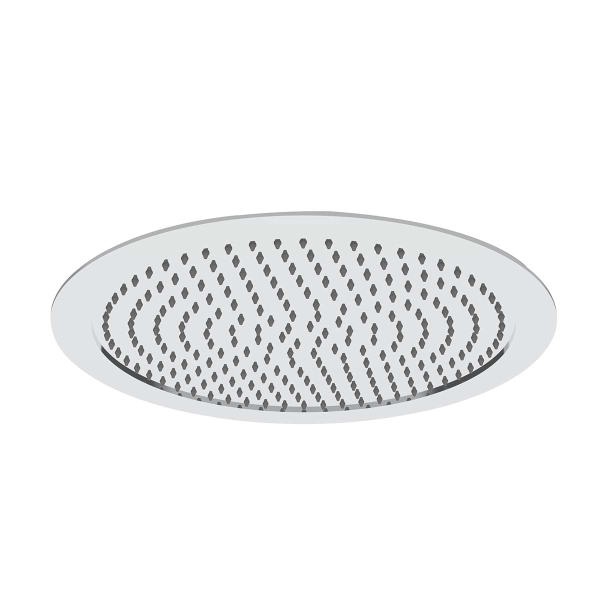 400mm Recessed Overhead Shower Head - Chrome