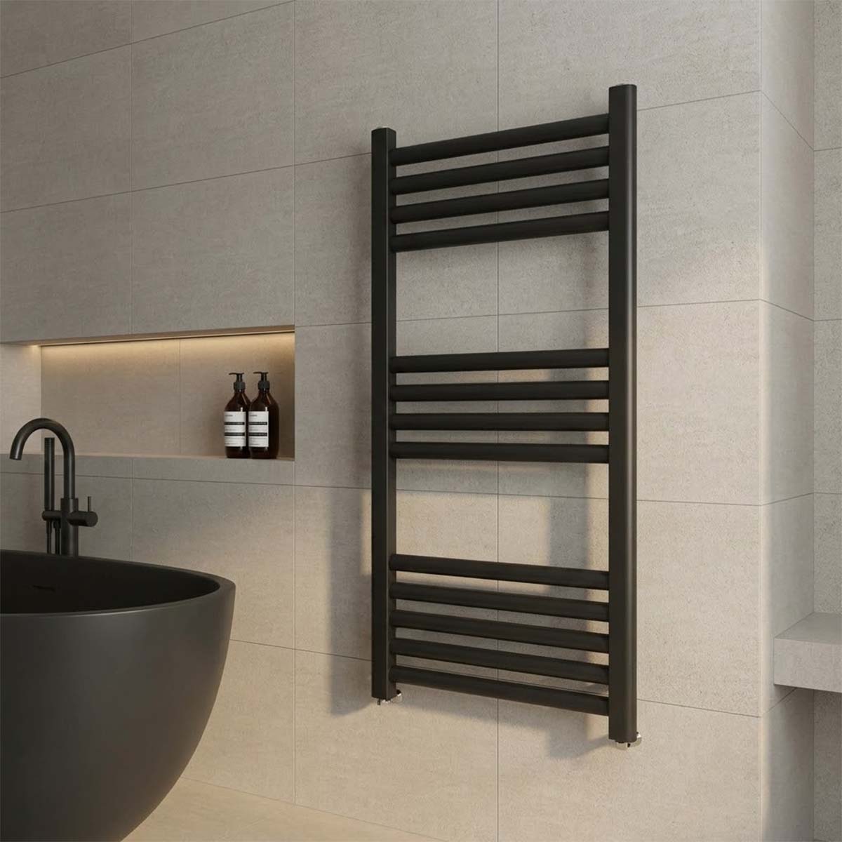 800mm dual fuel towel rail  