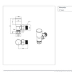 Angled Radiator Valve