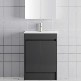 Astro Floor Standing Bathroom Vanity Unit in Dark Grey Colour  Main image