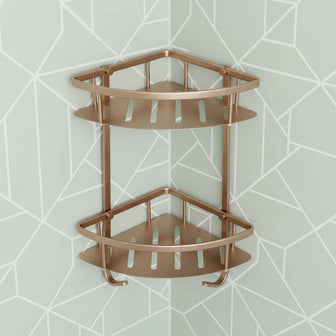 Two Tier Corner Shower Basket Main image