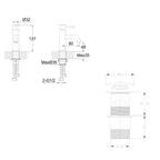 Unslotted Click Clack Basin Waste