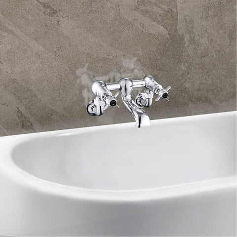 Traditional bath filler pinch black tap