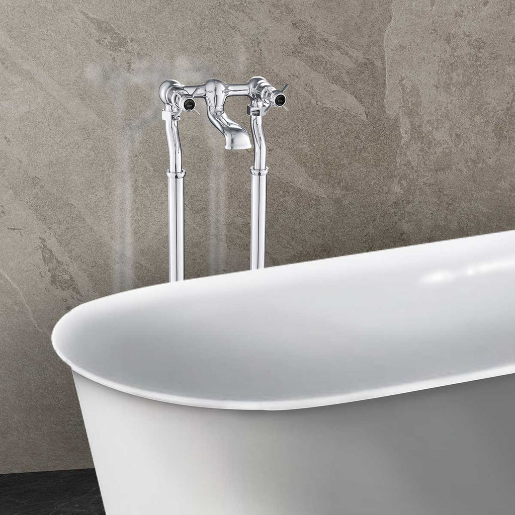 floor standing bath filler taps -Tapron