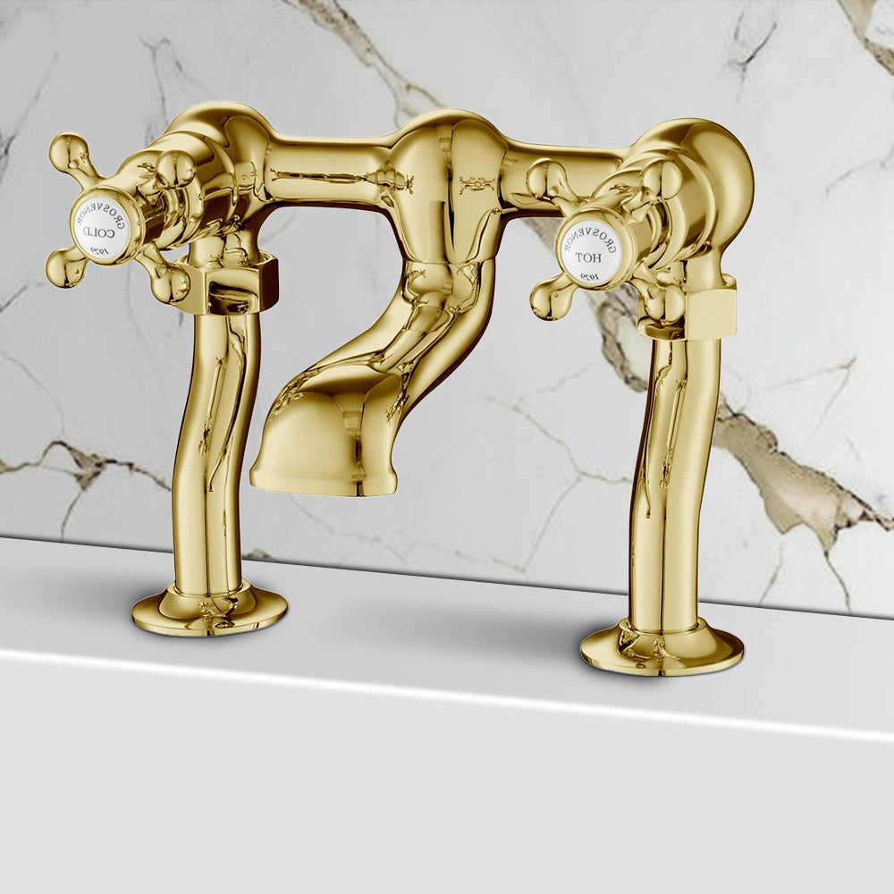 Bath Filler Tap brushed brass
