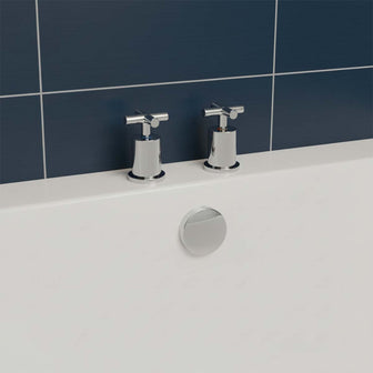 Bath Overflow Filler with Click Clack Waste and Side Valves  Main image