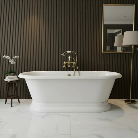 Traditional Bath Shower Mixer with Kit Wall Mounted