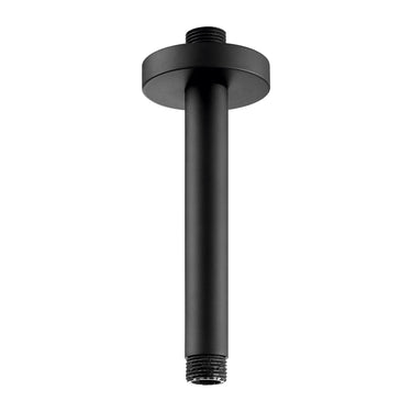 Bathroom Ceiling Shower Arm 150mm - Matt Black
