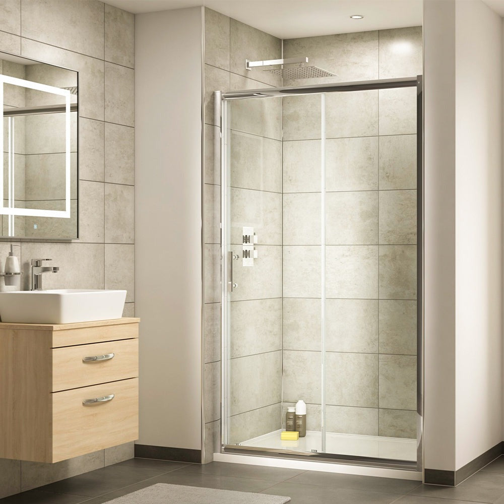 Bi Fold Shower Enclosure - 1850mmx1000mm
