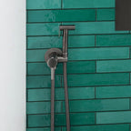 Black Douche Spray Kit with Single Lever Hot and Cold Operation