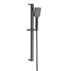 Black Slide Rail Kit with Rectangular Multifunction Handset